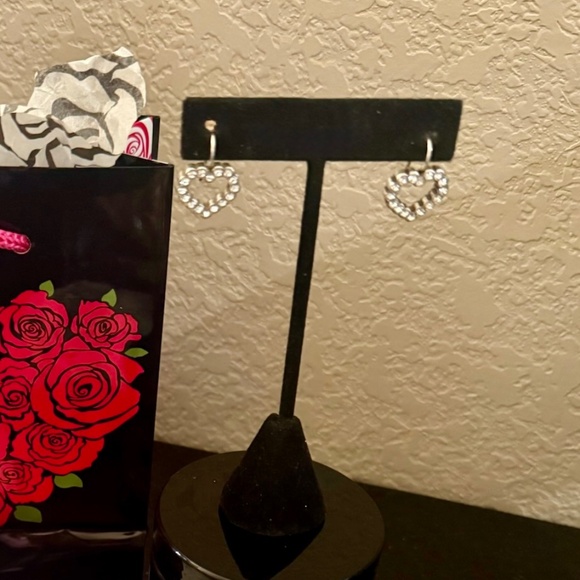 Brighton New with Tags You are loved crystal Earrings - Picture 2 of 3